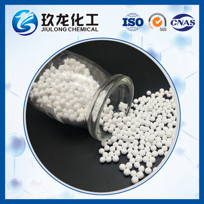 Loại bỏ Clorua trắng hình cầu Hấp phụ 3 - 5 Mm Min 80 N / Cm Sức mạnh nghiền